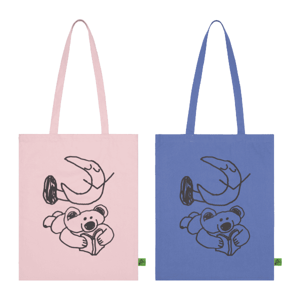 Tote bag〈 PK,BL 〉 ¥2,420 イメージ画像